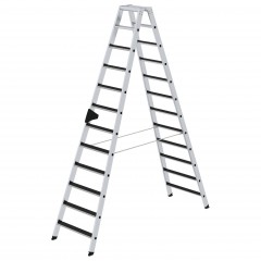MUNK Stehleiter beidseitig begehbar mit clip-step R13 2x12 Stufen