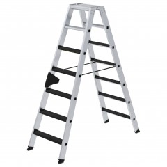 MUNK Stehleiter beidseitig begehbar mit clip-step R13 250kg 7 Stufen