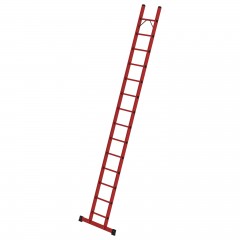 MUNK Vollkunststoff-Anlegeleiter mit Traverse 14 Sprossen
