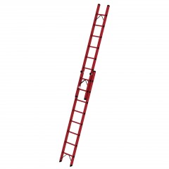 MUNK Vollkunststoff Seilzugleiter 2x8 Sprossen