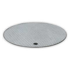 Hailo Schachtabdeckung HS8 Edelstahl rund tagwasserdicht und geruchssicher Klasse B/D