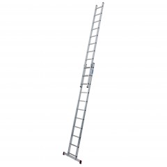Krause Corda Aluminium-Schiebeleiter, zweiteilig 2x11 Sprossen