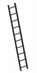 Layher 1051 Dachleiter anthrazitgrau 10 Sprossen