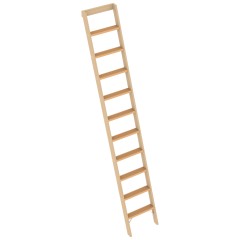 Layher 1023 Stufen- Holzanlegeleiter mit 10 Stufen