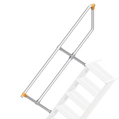 Layher Handlauf für Treppe 60° 3 Stufen