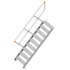 Layher 111 Treppe 45° 800mm breit 9 Stufen