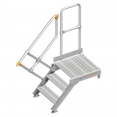 Layher 112 Treppe mit Plattform 45° 60cm 3 Stufen