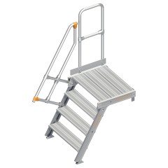 Layher 112 Treppe mit Plattform 60° 800mm 4 Stufen