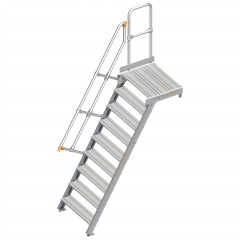 Layher 112 Treppe mit Plattform 60° 800mm 9 Stufen