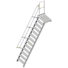 Layher 112 Treppe mit Plattform 60° 800mm 13 Stufen
