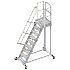 Layher 113 Wartungsbühne 60° 60cm 9 Stufen