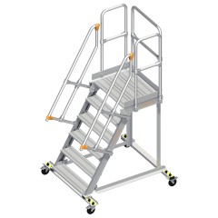 Layher 113 Wartungsbühne 60° 80cm 6 Stufen