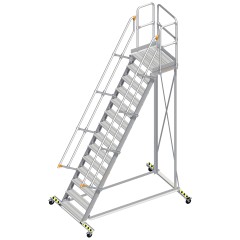 Layher 113 Wartungsbühne 60° 80cm 14 Stufen