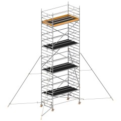 Layher Rollgerüst Uni Breit P2 mit Gerüststützen 5m, 9,20m AH