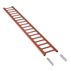 Profiliertes Schneefanggitter, 20cm hoch, 1,5 m lang, rot