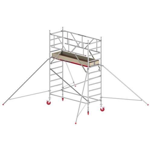 Altrex Fahrgerüst RS Tower 41 PLUS Aluminium ohne Safe-Quick® mit Holz-Plattform 4,20m AH breit 0,90x2,45m