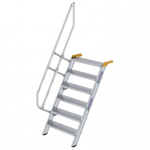MUNK Treppe 60°  inkl. einen Handlauf, 800mm Stufenbreite, 6 Stufen