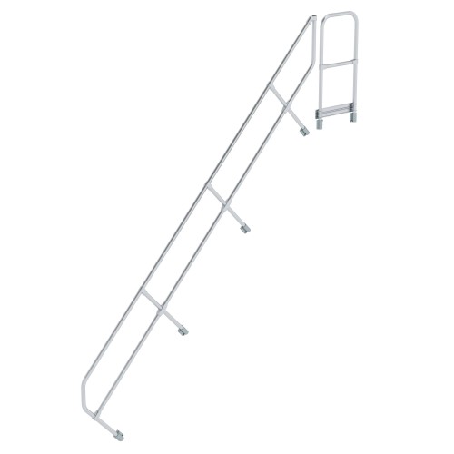 MUNK Handlauf für Treppe 45° mit Plattform, 14 Stufen