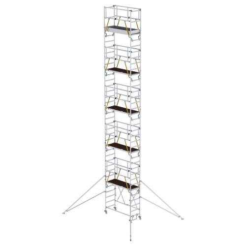 MUNK Klappgerüst SG 0,75x1,80m mit Ausleger und Sicherheitsgeländer 11,89m AH