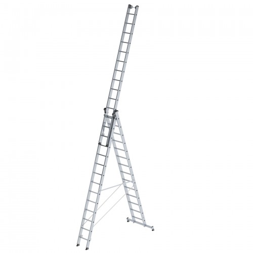 MUNK Mehrzweckleiter mit Nivello® Traverse 3x14 Sprossen