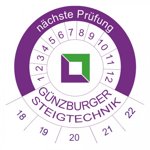 MUNK Prüfplakette 50er-Pack