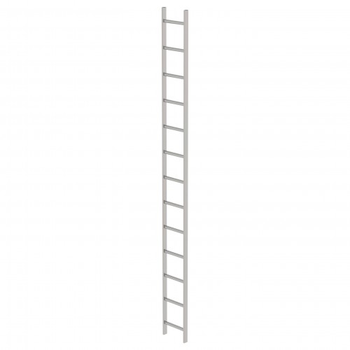 MUNK Schachtleiter aus Edelstahl 300mm breit 13 Sprossen 3,64m lang