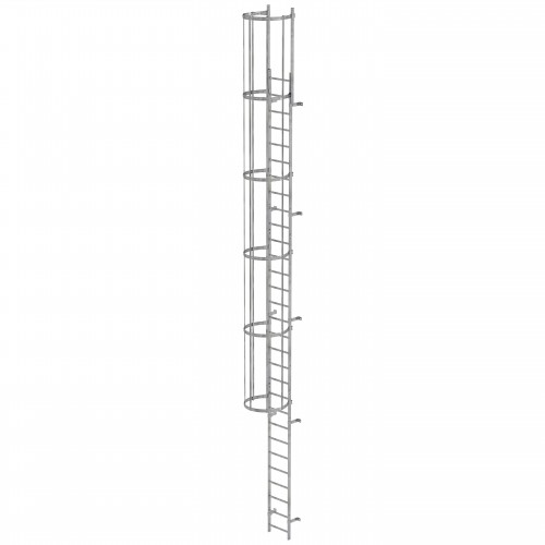 MUNK ortsfeste Steigleitern Aluminium, 8,40m SH