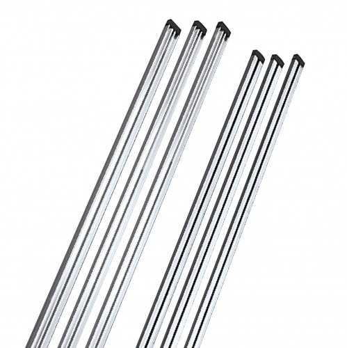 Hailo Rückenschutz-Senkrechtstäbe 2800mm lang Edelstahl V2A