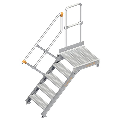 Layher 112 Treppe mit Plattform 45° 60cm 5 Stufen
