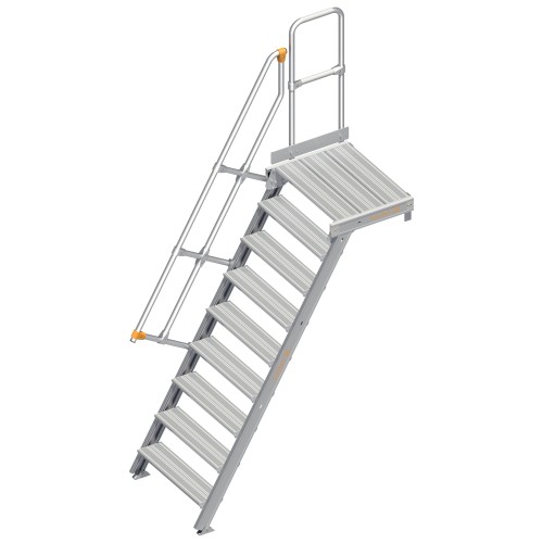Layher 112 Treppe mit Plattform 60° 800mm 9 Stufen