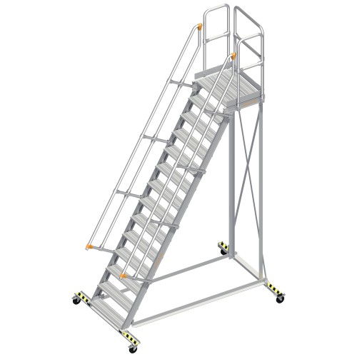 Layher 113 Wartungsbühne 60° 80cm 14 Stufen