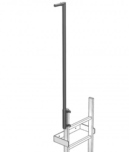 Zarges Einstiegshilfe versenkbar Edelstahl Ø44mm