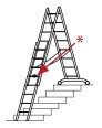 Hymer Mehrzweckleiter mit gebogener Traverse und Wandlaufrollen 3-teilig Hymer Mehrzweckleiter mit gebogener Traverse und Wandlaufrollen 3-teilig-small