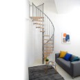 Minka Spindeltreppe Berlin in silber mit Buchestufen bis 309cm Geschosshöhe Ø120cm Minka Spindeltreppe Berlin in silber mit Buchestufen bis 309cm Geschosshöhe Ø120cm-small