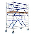 ASC Rollgerüst AGS Pro 190x135cm mit Carbon-Plattformen und doppelseitigem Geländer 4,3m Arbeitshöhe ASC Rollgerüst AGS Pro 190x135cm mit Carbon-Plattformen und doppelseitigem Geländer 4,3m Arbeitshöhe-small