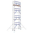 ASC Rollgerüst AGS Pro 190x135cm mit Holz-Plattformen und einseitigem Geländer 9,3m Arbeitshöhe ASC Rollgerüst AGS Pro 190x135cm mit Holz-Plattformen und einseitigem Geländer 9,3m Arbeitshöhe-small