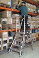 Euroline Premium 515 Mobile Podesttreppe einseitig, fahrbar Euroline Premium 515 Mobile Podesttreppe einseitig, fahrbar-small