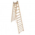 Euroline Holz Sprossenstehleiter 2x14 Sprossen Euroline Holz Sprossenstehleiter 2x14 Sprossen-small