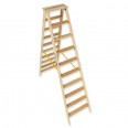 Euroline Holz Stufenstehleiter 2x10 Stufen Euroline Holz Stufenstehleiter 2x10 Stufen-small