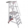 Euroline Premium 32778 Podestleiter fahrbar, klappbar 5 Stufen Euroline Premium 32778 Podestleiter fahrbar, klappbar 5 Stufen-small