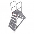Euroline Premium 516 Mobile Podesttreppe beidseitig begehbar mit Zentralfeststellung fahrbar 7 Stufen Euroline Premium 516 Mobile Podesttreppe beidseitig begehbar mit Zentralfeststellung fahrbar 7 Stufen-small
