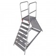 Euroline Premium 516 Mobile Podesttreppe beidseitig begehbar mit Zentralfeststellung fahrbar 8 Stufen Euroline Premium 516 Mobile Podesttreppe beidseitig begehbar mit Zentralfeststellung fahrbar 8 Stufen-small