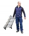 Euroline Premium 31621 Vario-Klappleiter mit Rollen 4x3 Sprossen Euroline Premium 31621 Vario-Klappleiter mit Rollen 4x3 Sprossen-small
