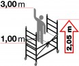 Facal Fahrgerüst ALTO Grundgerüst 3m AH Facal Fahrgerüst ALTO Grundgerüst 3m AH-small