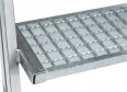 MUNK Podestleiter fahrbar Stahl-Gitterrost 2x4 Stufen MUNK Podestleiter fahrbar Stahl-Gitterrost 2x4 Stufen-small