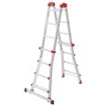 Hailo Multifunktions Teleskopleiter M80 4x4 Sprossen Hailo Multifunktions Teleskopleiter M80 4x4 Sprossen-small