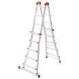 Hailo Multifunktions Teleskopleiter M80 4x5 Sprossen Hailo Multifunktions Teleskopleiter M80 4x5 Sprossen-small