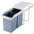 Hailo Einbau Mülltrennungs System Multi-Box duo L cremeweiß Hailo Einbau Mülltrennungs System Multi-Box duo L cremeweiß-small
