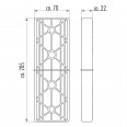 Hailo Leiterverbinder innen für Steigleitern Typ ALO 72x25mm Hailo Leiterverbinder innen für Steigleitern Typ ALO 72x25mm-small