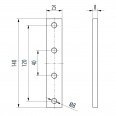 Hailo Leiterverbinder innen für Steigleitern Typ STO 40x20mm Hailo Leiterverbinder innen für Steigleitern Typ STO 40x20mm-small